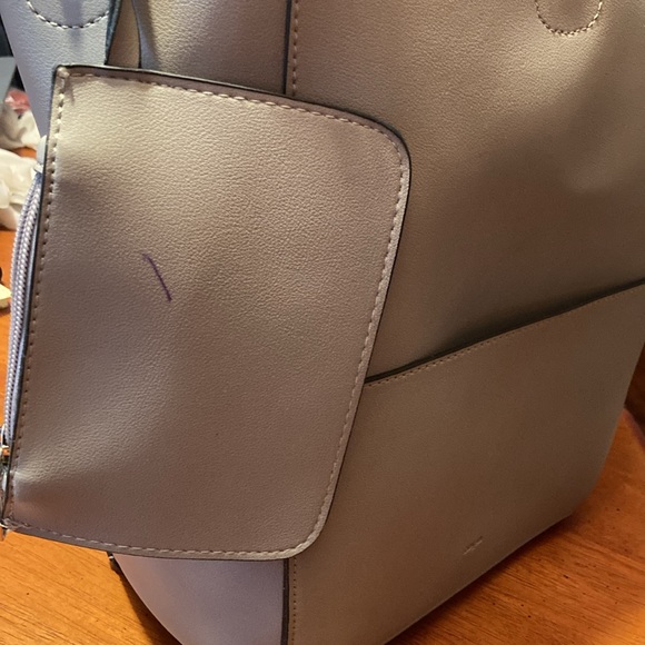 Tote. CO LAB Leather Hobo roomy tote with studded strap - Picture 8 of 11